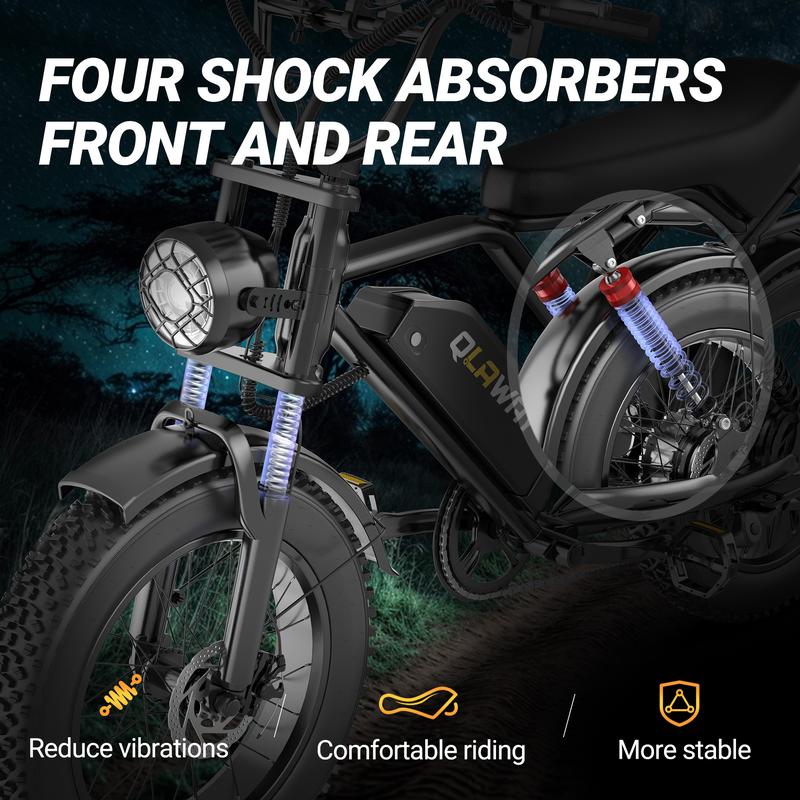 Cybervelo EK6 eBike 120Miles 28MPH